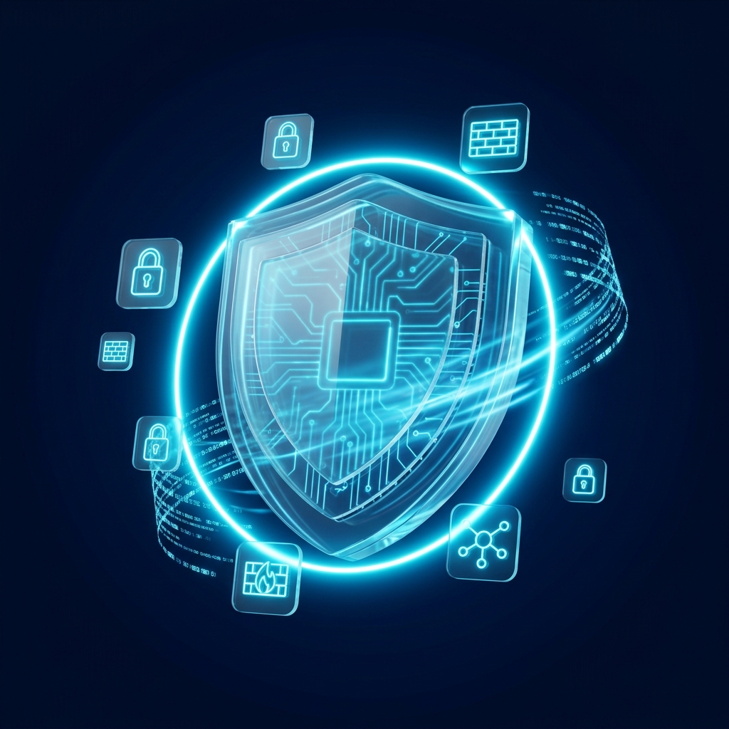 Soluciones de ciberseguridad - Escudo digital con protección avanzada
